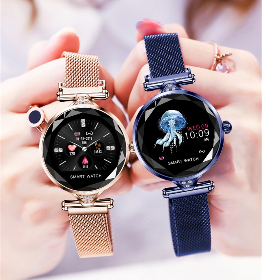 Женские умные часы Smart Watch H1, синие
