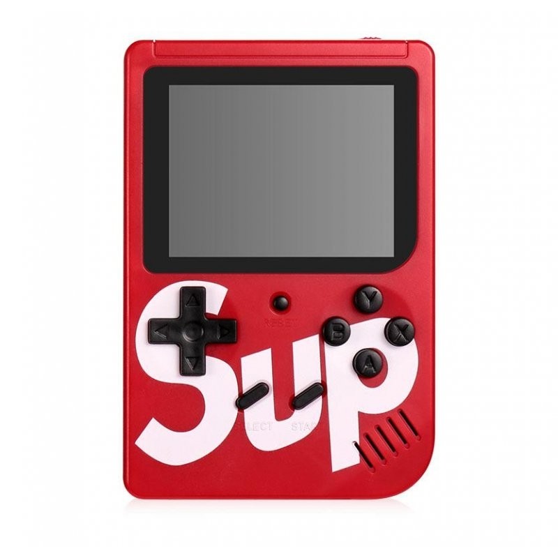 Игровая консоль 8-битная SUP Game Box 400 in 1, красная