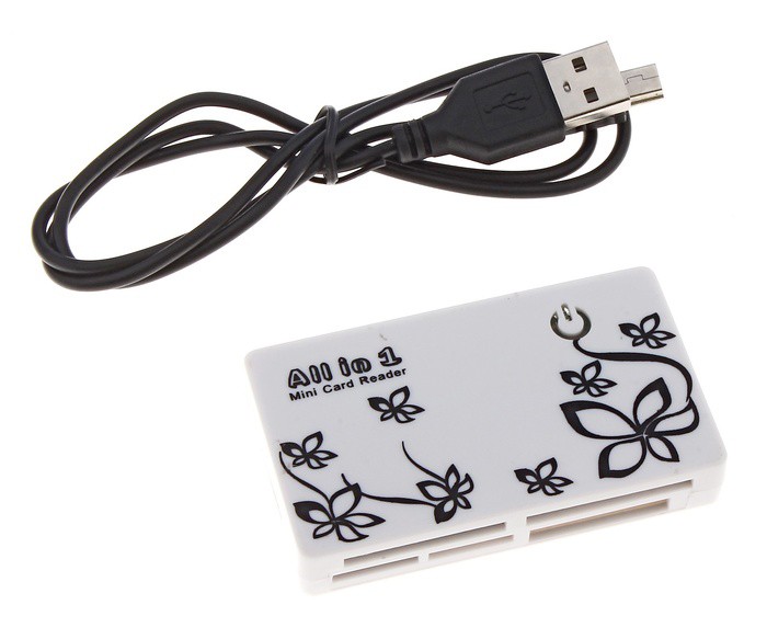Универсальный USB картридер 6 в 1 SD / MMC / SDHC / MS / M2 / XD / TF