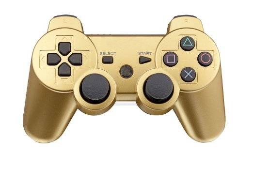 Беспроводной геймпад Dualshock 3 для Sony PS3 золотой