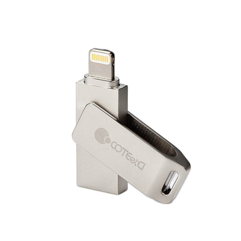 Флеш-накопитель COTEetCI 2 в 1 USB - Lightning для iPhone / iPad, 32 Гб