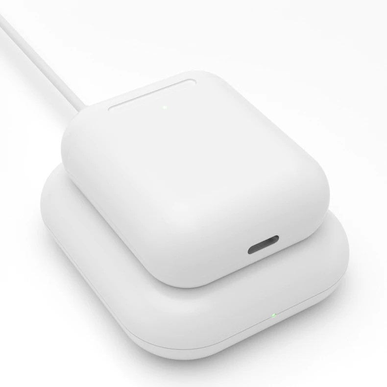 Беспроводное зарядное устройство Wireless Charger для Apple Airpods 2