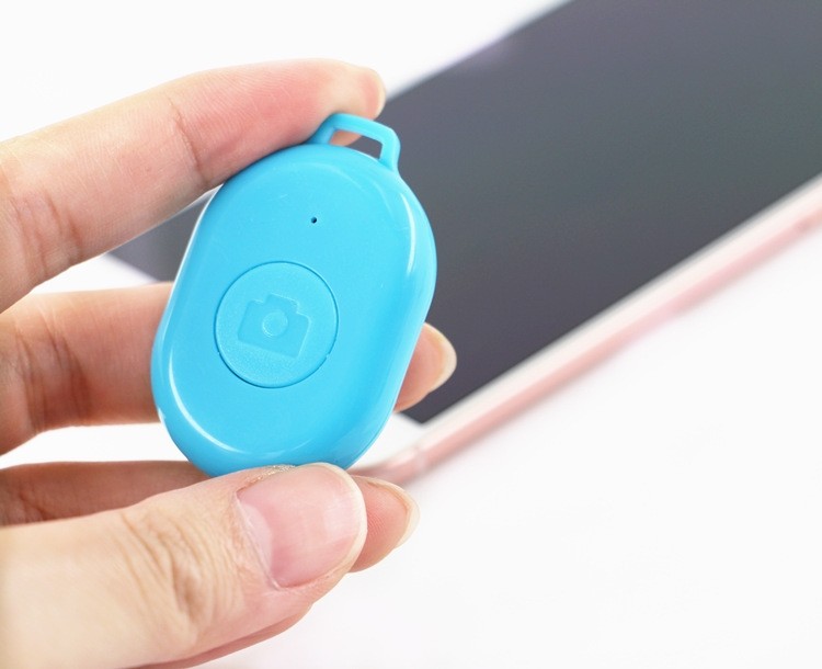 Bluetooth пульт для селфи, голубой