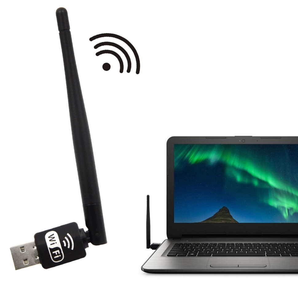 Беспроводной Wi-Fi USB адаптер с антенной Pix-Link LV-UW10, 900 Мбит/с