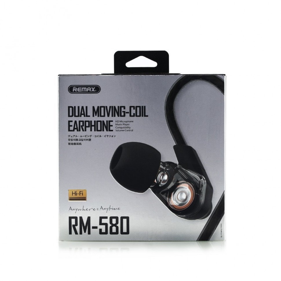 Наушники Remax RM-580 с микрофоном