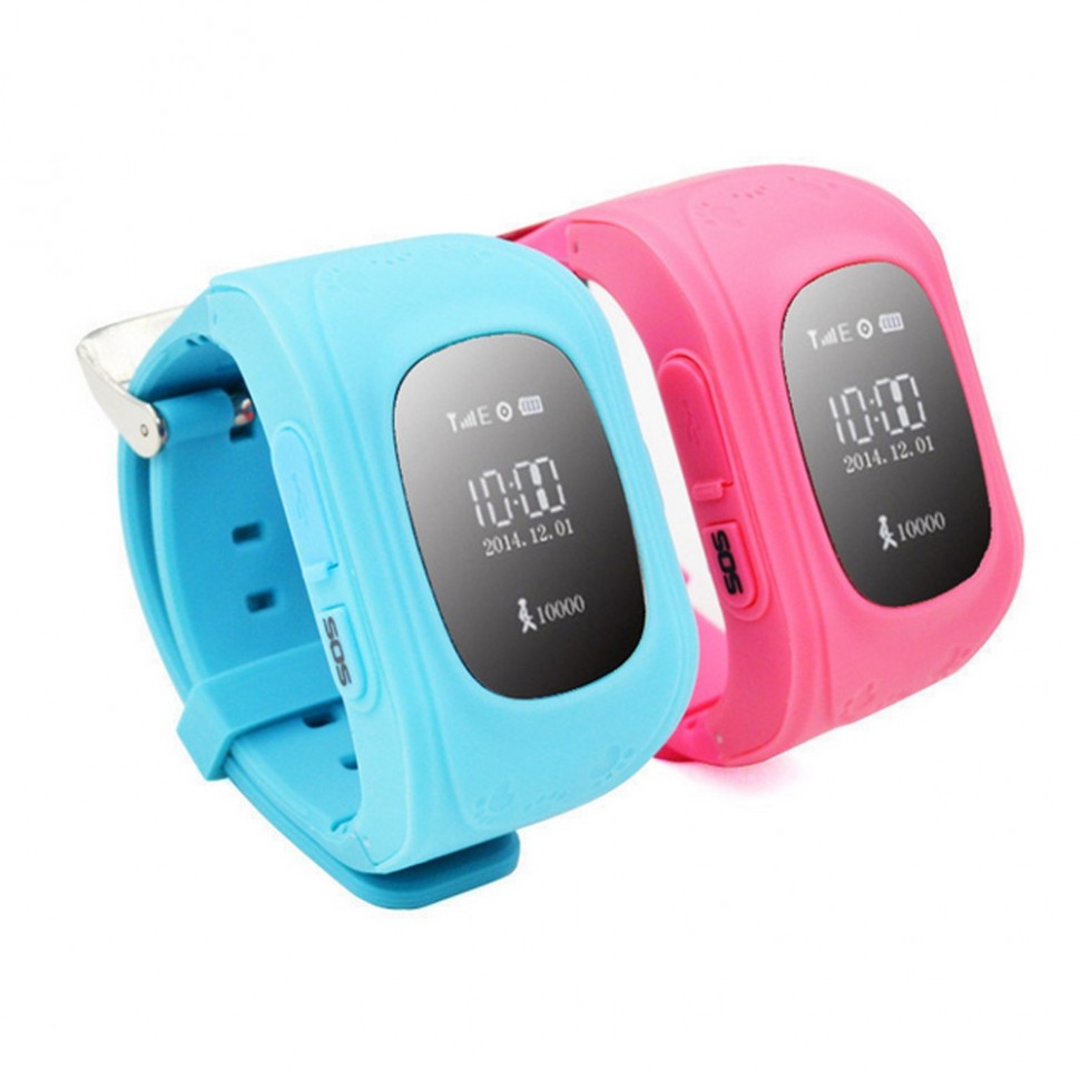 Детские GPS часы Smart Baby Watch Q50 зеленые