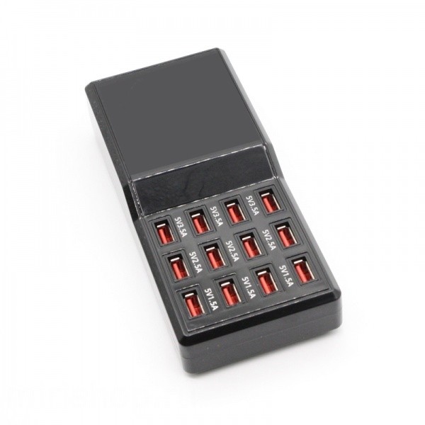 12-портовый USB адаптер от сети для зарядки нескольких устройств