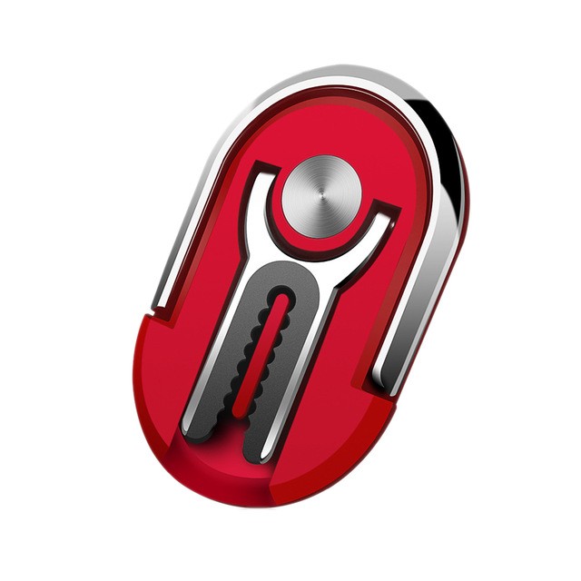 Универсальный автомобильный держатель для телефона с кольцом, красный