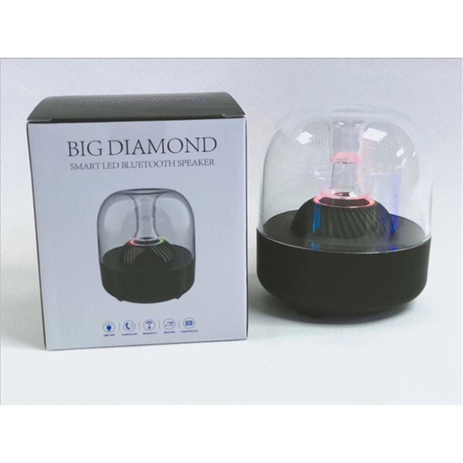 Беспроводная Bluetooth колонка Big Diamond, прозрачная
