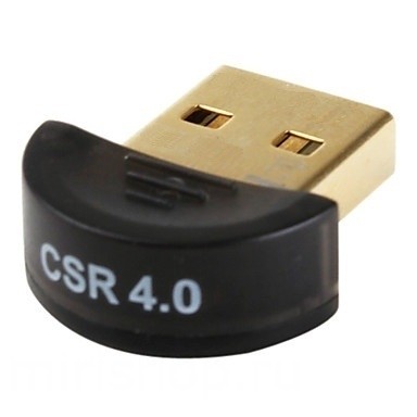 Адаптер Bluetooth CSR 4.0 Dongle USB для PC и др устройств закругленный