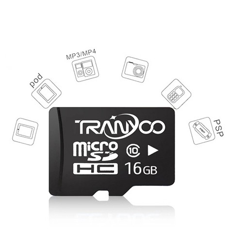 Карта памяти TranYoo C10 Micro SD класс 10, 16 Гб