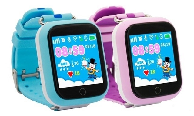Детские часы Smart watch Q90s розовые