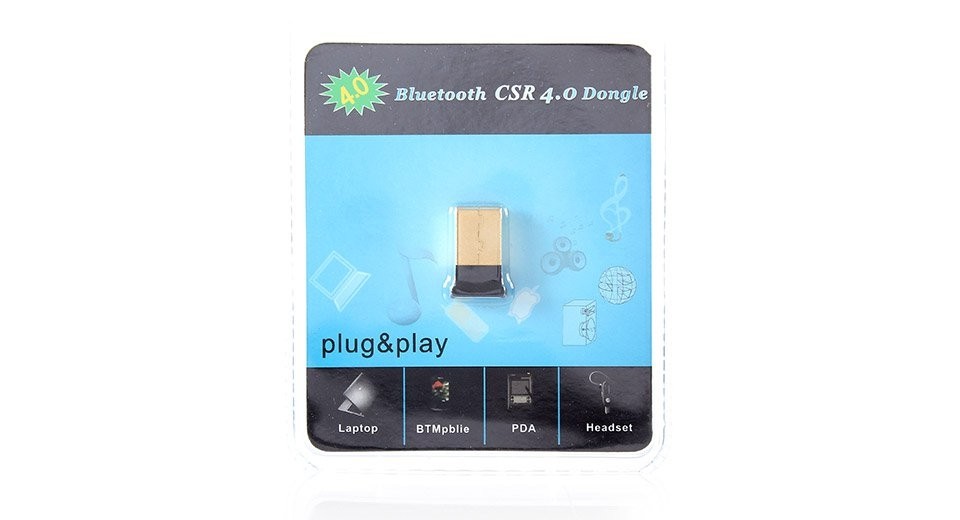 Адаптер Bluetooth CSR 4.0 Dongle USB для PC и др устройств