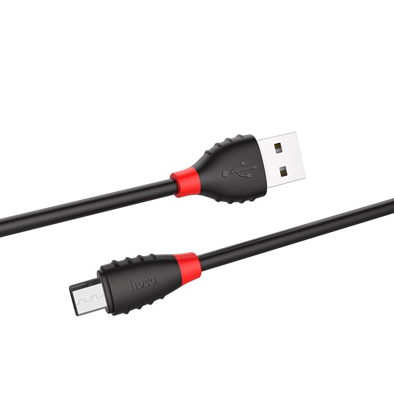 Дата-кабель HOCO X27 Micro USB, черный