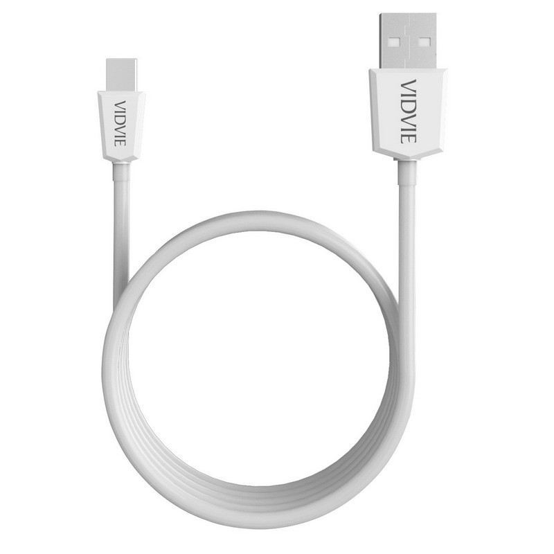 Дата-кабель Vidvie USB Type-C AAA белый CB411