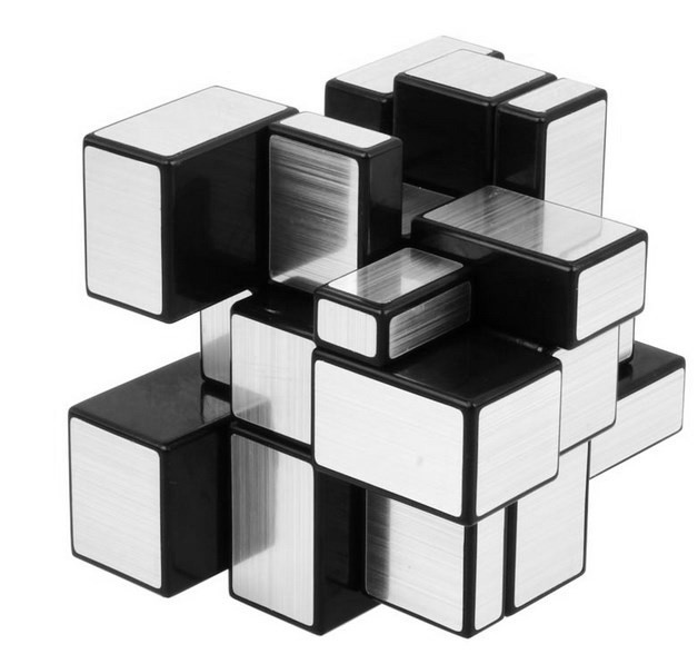 Зеркальный кубик рубика сборка по фото