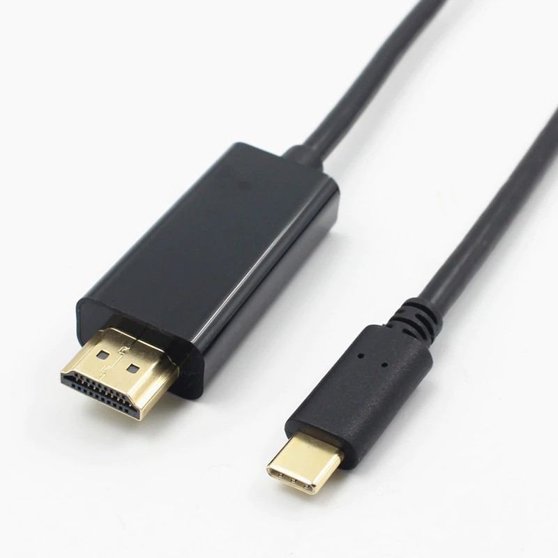 Кабель USB Type C на HDMI, черный