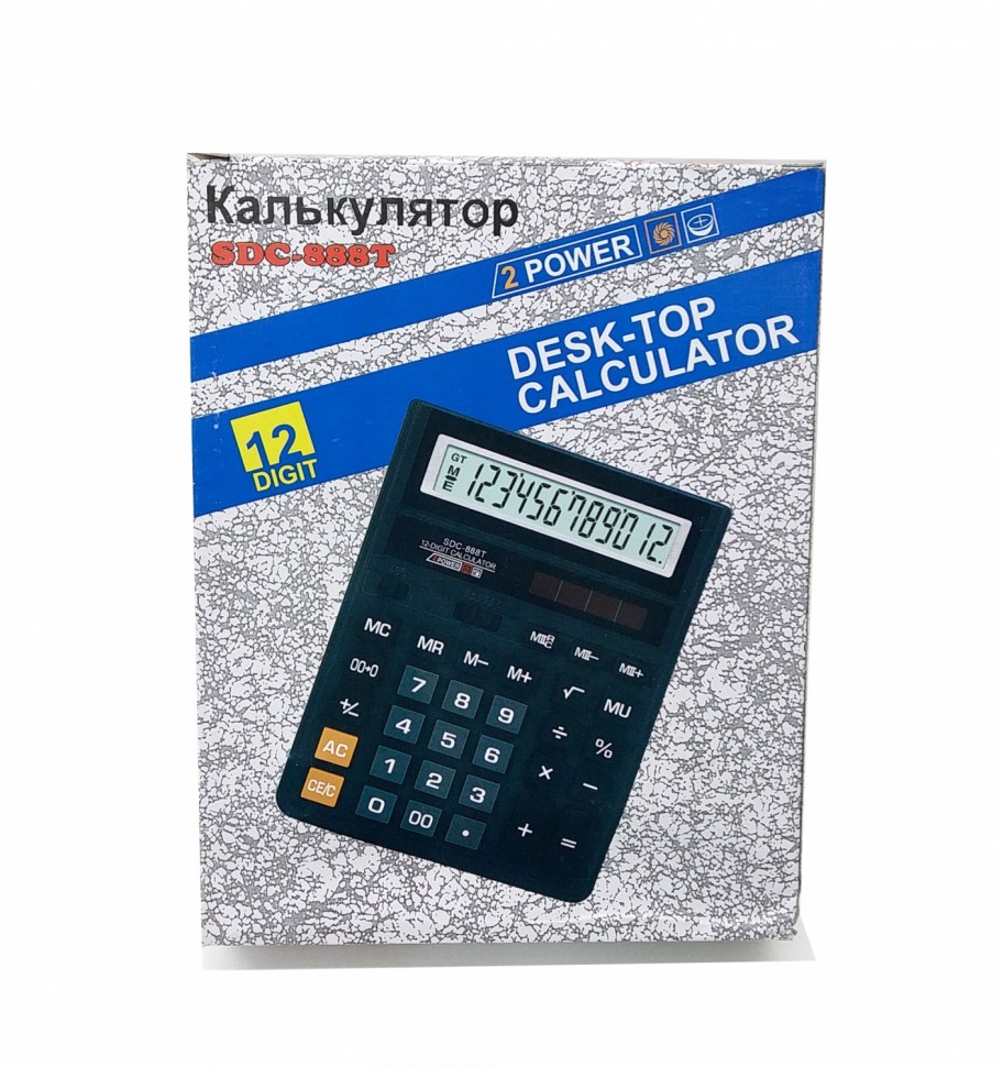 Калькулятор SDC-888T настольный, 12 разрядов